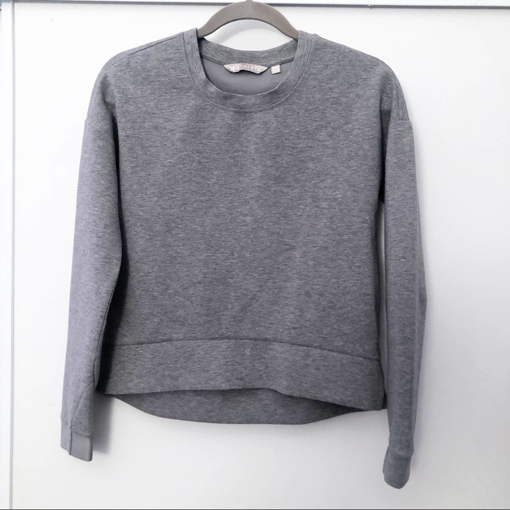 Athleta gray pullover xxs